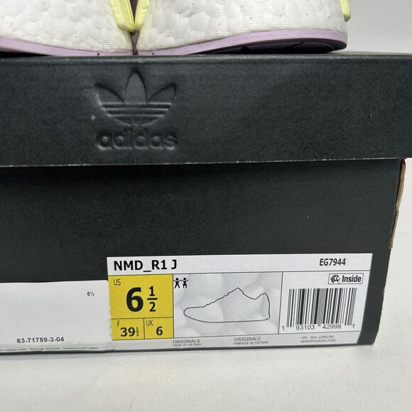 Adidas NMD R1 Boost J “Pastel Pink/Rainbow” 2024 - Picture 5 of 5